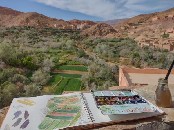 Painting vacation in Morocco