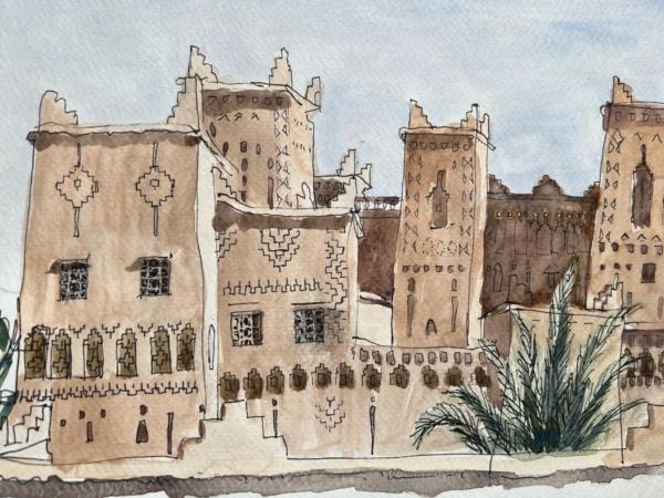 Painting vacation in Morocco