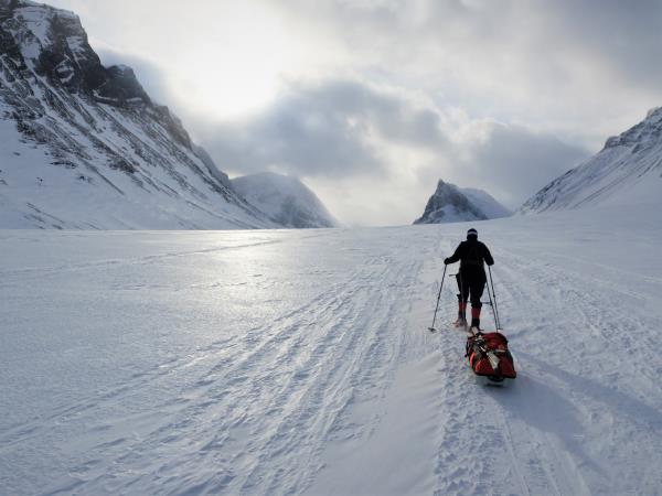 Iceland winter hiking expedition