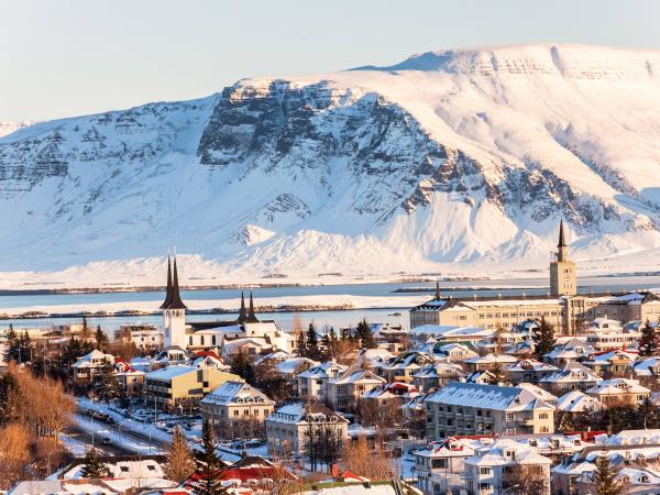 Iceland winter hiking expedition