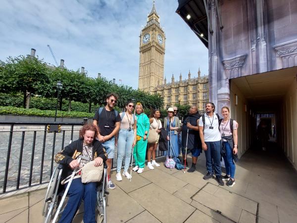 London vacation for blind travellers