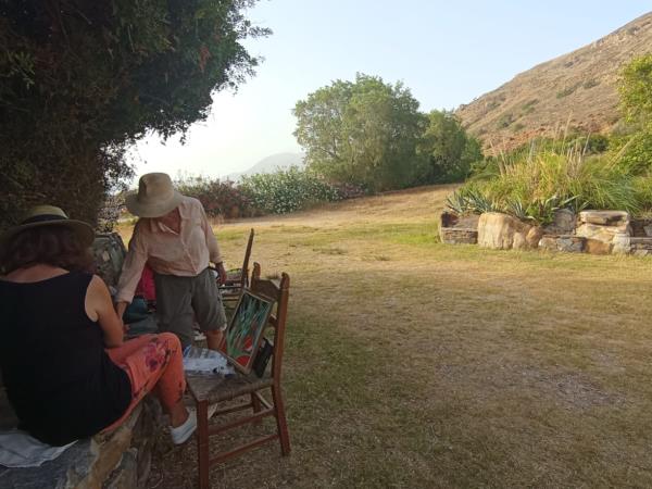 Painting vacation in Crete