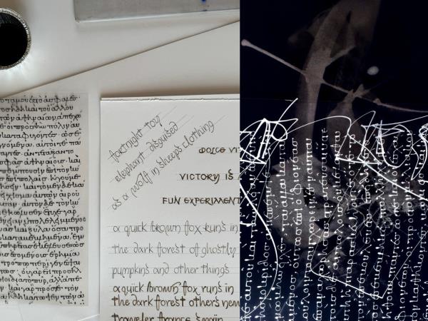 Calligraphy workshop vacation in Pelion, Greece