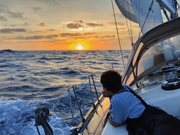 North Sea sailing course, mile builder