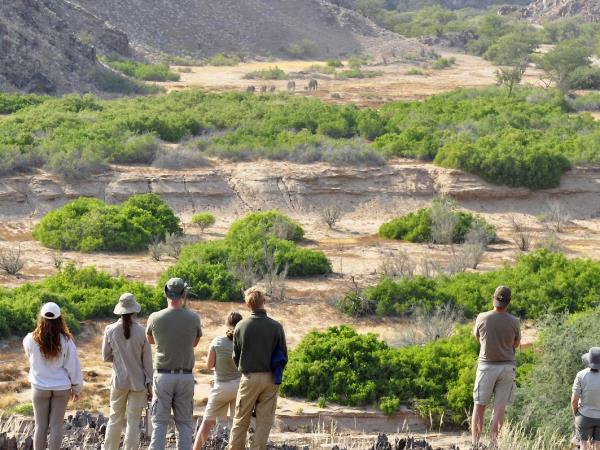 Elephant conservation project in Namibia