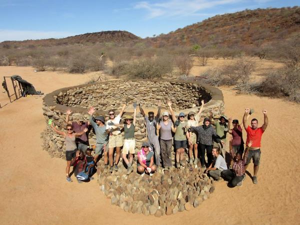Elephant conservation project in Namibia