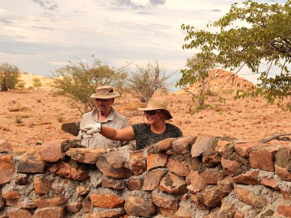 Elephant conservation project in Namibia
