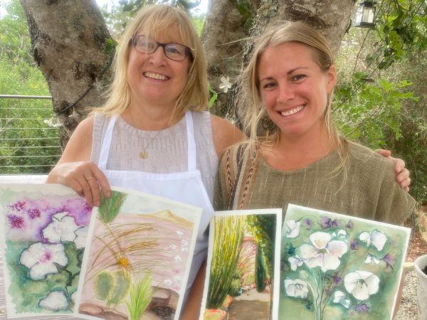Painting and yoga vacation in Portugal