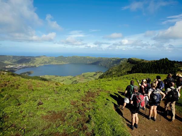 Azores volcano hiking vacation