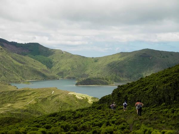Azores volcano hiking vacation