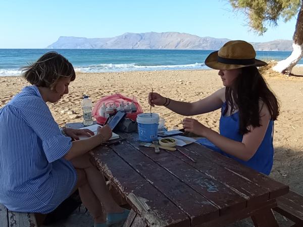 Meditation and painting vacation in Crete