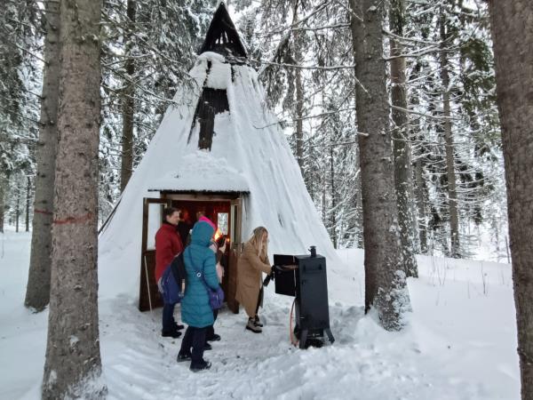 Finland wilderness cabin and activities vacation