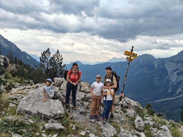 Albania walking vacation for families