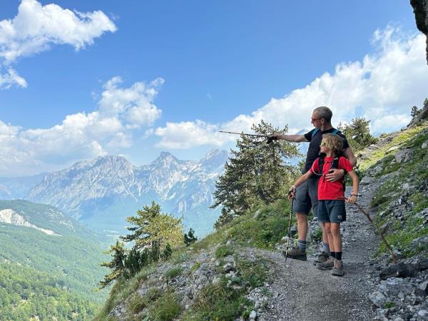 Albania walking vacation for families