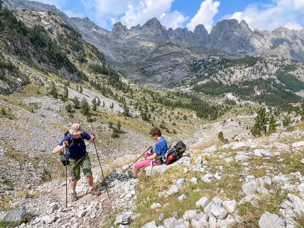 Albania walking vacation for families