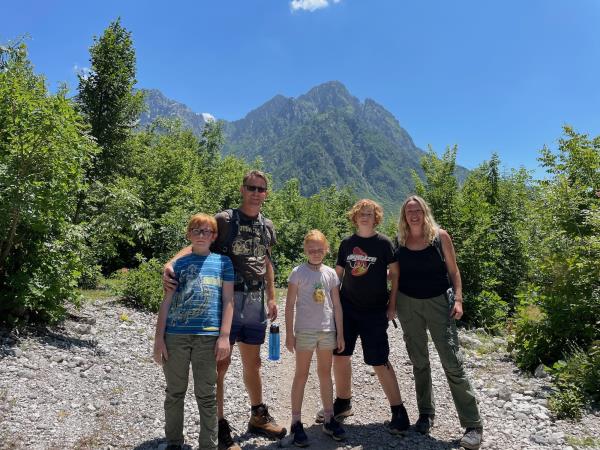 Albania walking vacation for families