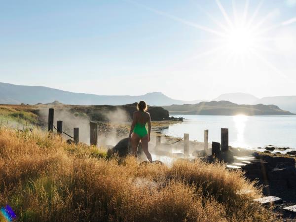 Iceland highland walking vacation, waterfalls & hot Springs