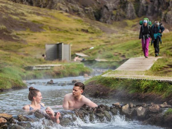Iceland highland walking vacation, waterfalls & hot Springs