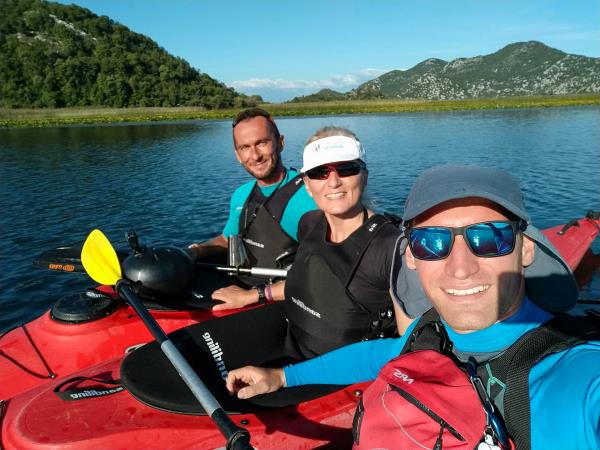 Canoeing and kayaking vacation in Montenegro, Lake Skadar