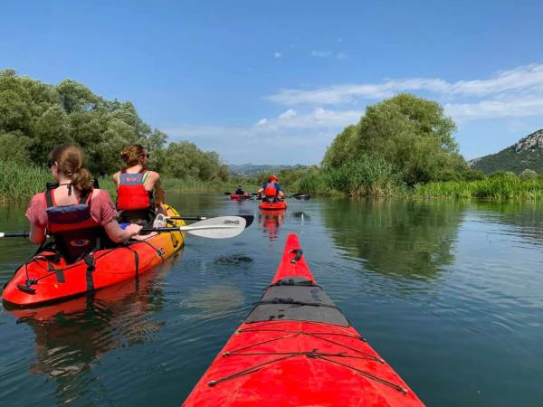Canoeing and kayaking vacation in Montenegro, Lake Skadar