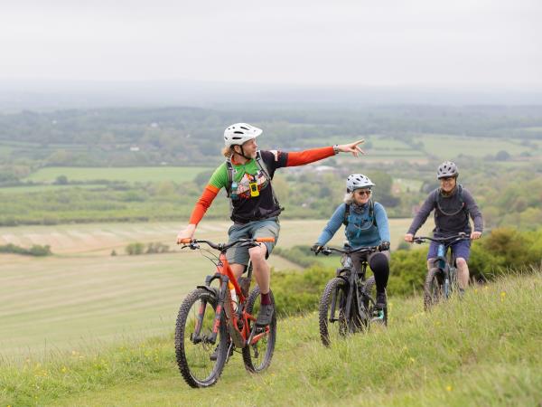 Mountain biking short break, England