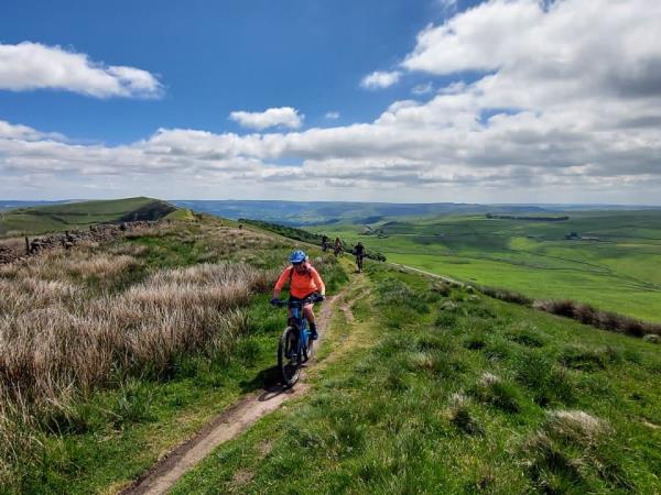 Peak District mountain biking vacation, England