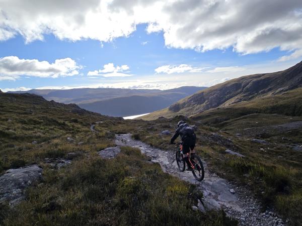 Mountain biking vacation in Scottish Highlands