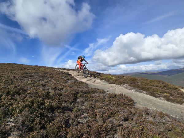 Mountain biking vacation in Scottish Highlands