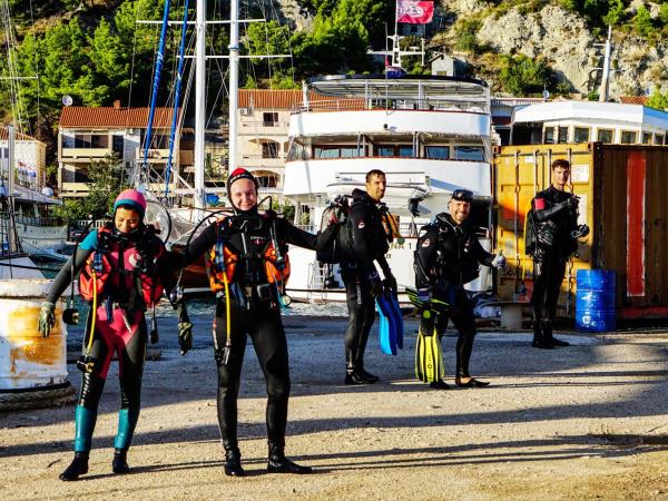 Marine conservation diving vacation, Croatia