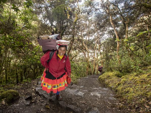 Inca trail trek with female guide, Peru
