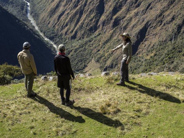 Inca trail trek with female guide, Peru