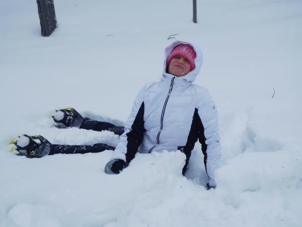 Family winter activity vacation, Finland