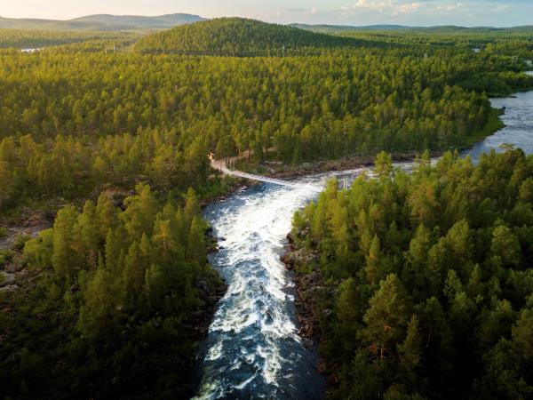 Finland under the midnight sun vacation