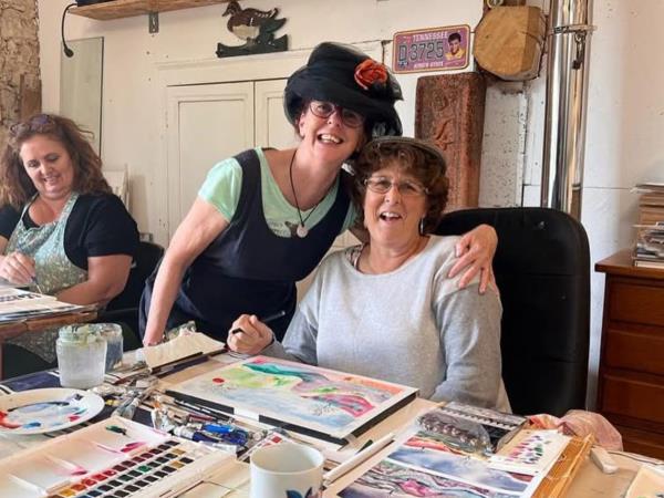 Watercolour painting vacation in France