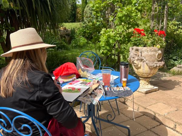 Watercolour painting vacation in France