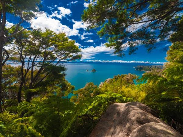 Abel Tasman walking vacation in New Zealand