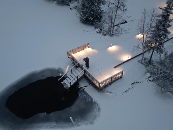 Finland Northern Lights and glass aurora cabin vacation