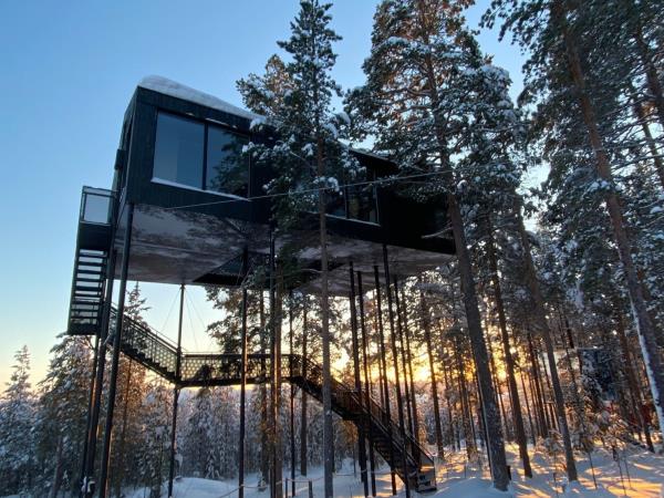 Treehouse Retreat in Swedish Lapland 