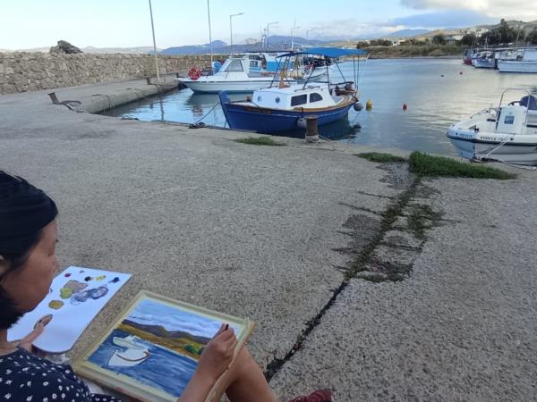 Painting vacation in Crete