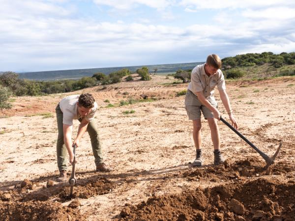 Family wildlife volunteering vacation, South Africa