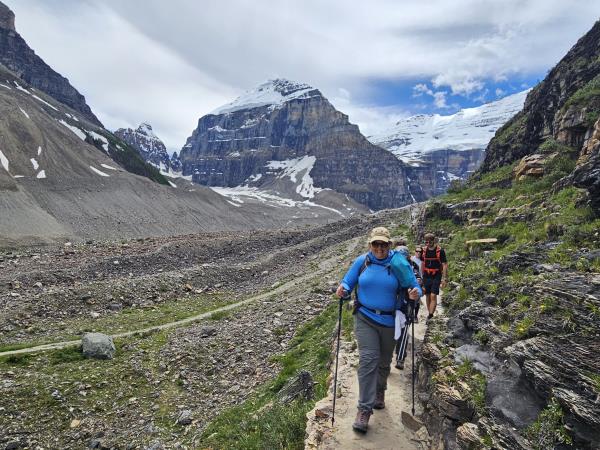 Canadian Rockies walking vacation in Canada