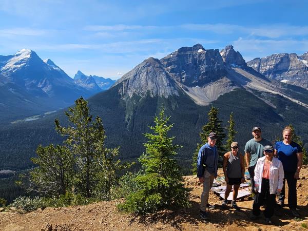 Canadian Rockies walking vacation in Canada