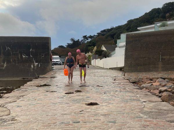 Jersey swimming vacation in the Channel Islands