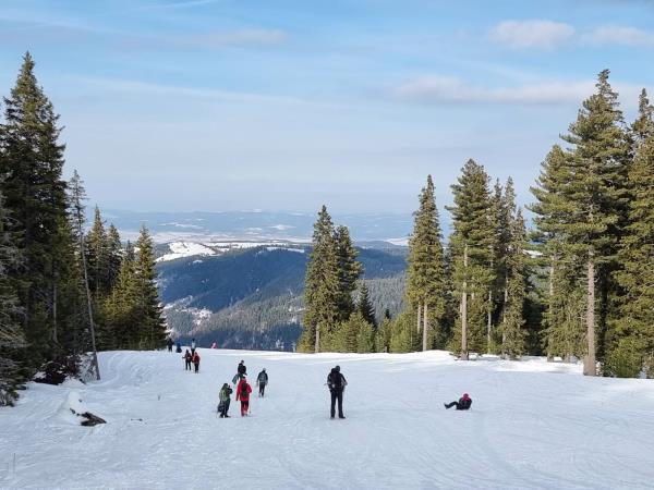 Yoga and ski or snowboard in Bulgaria vacation