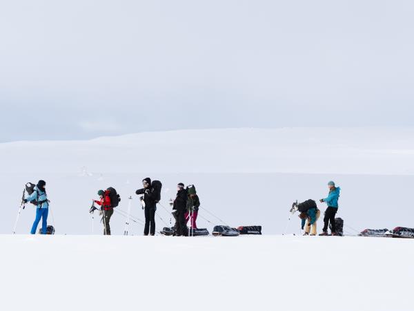 Winter ski touring in Sweden vacayion