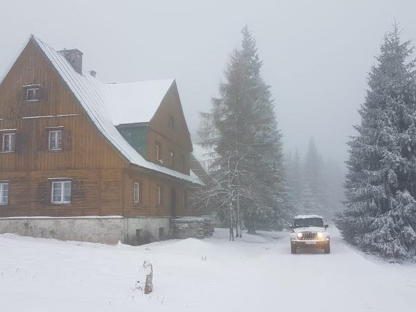 Ski touring winter vacation