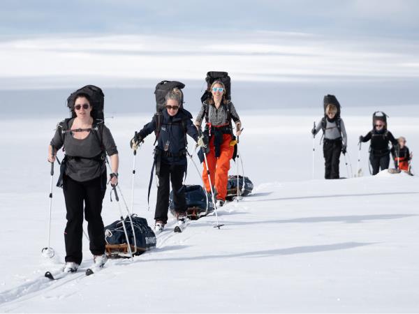 Winter ski touring in Sweden vacayion