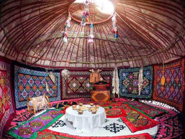 Horse trekking in Tian Shan mountains, Kyrgyzstan