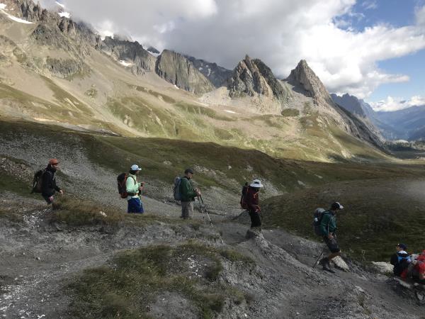 Tour du Mont Blanc guided hiking vacation, 10 days