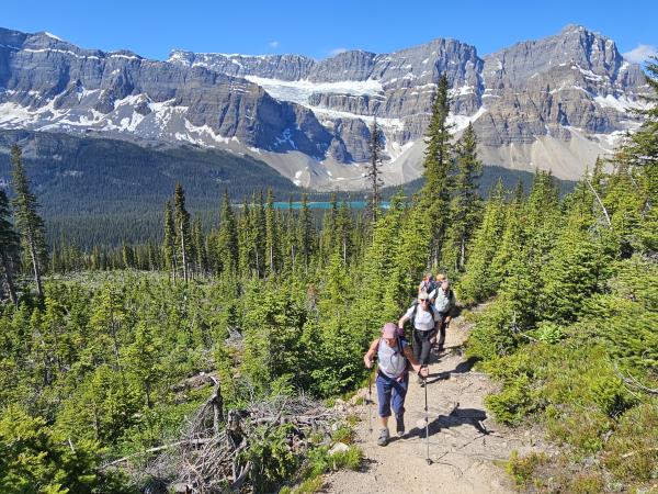Canadian Rockies hiking and camping vacation